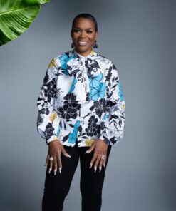 'Vik Toria' Tie-neck Blouse